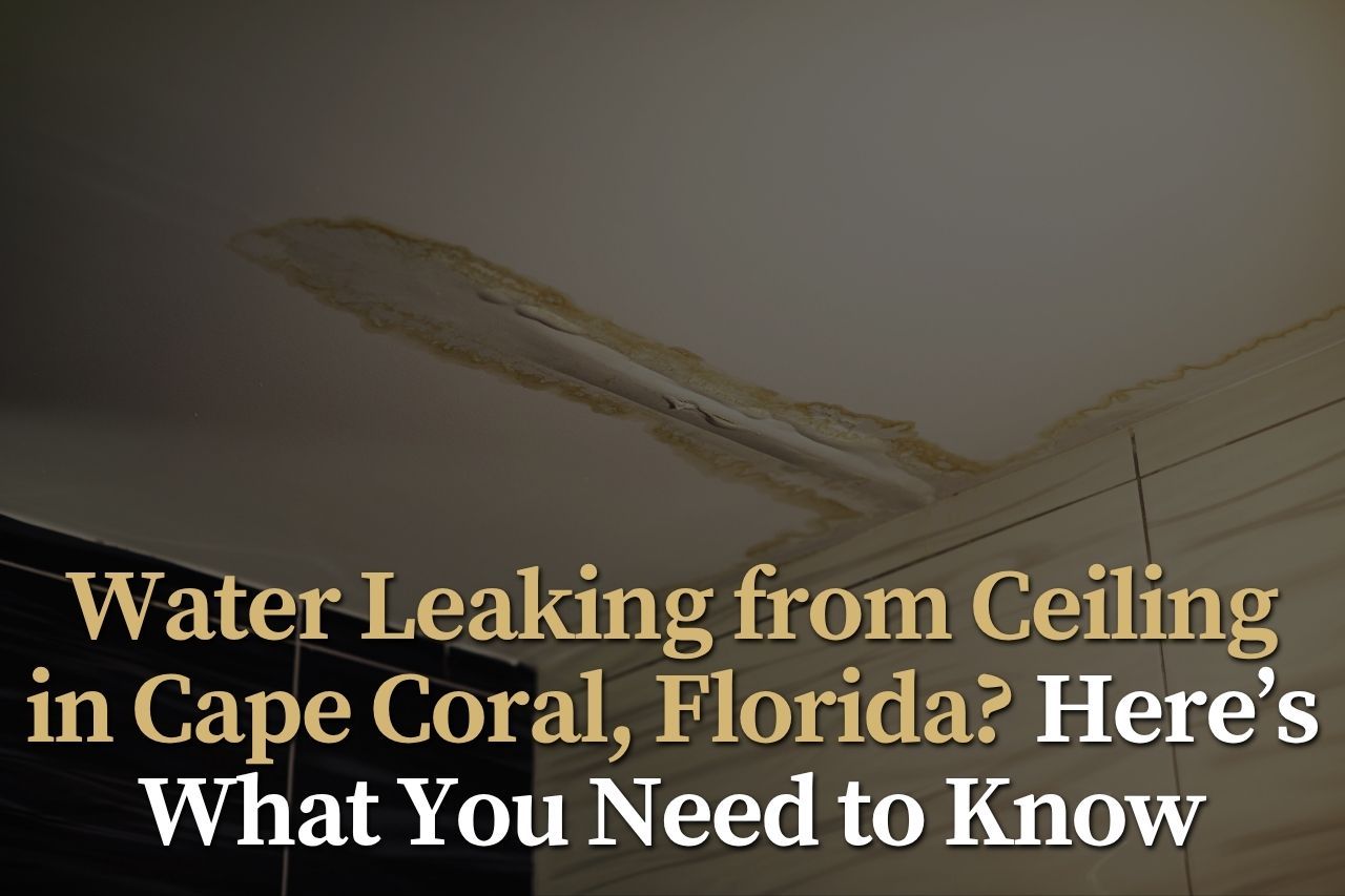Water Leaking from Ceiling in Cape Coral, Florida? Here’s What You Need to Know