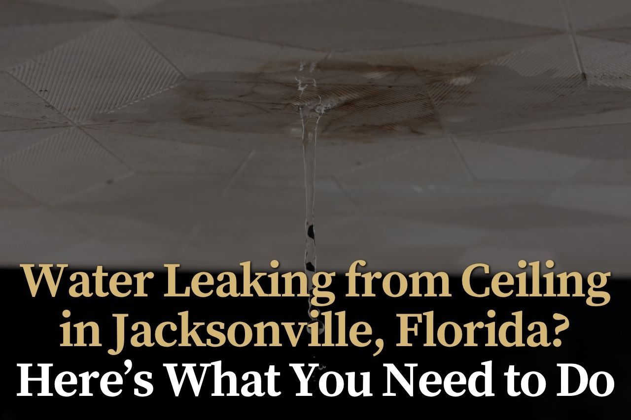 Water Leaking from Ceiling in Jacksonville, Florida? Here’s What You Need to Do