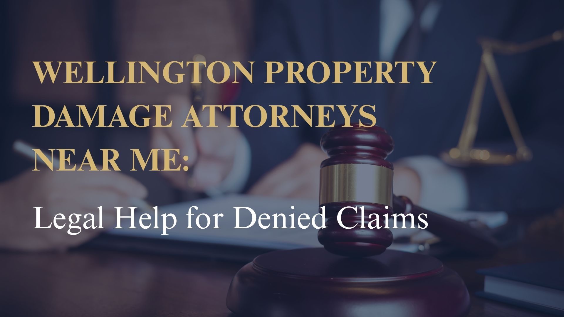 Wellington Property Damage Attorneys Near Me – Legal Help for Denied Claims