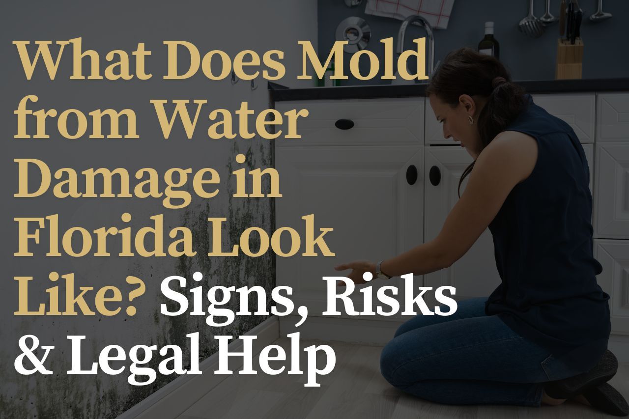 What Does Mold from Water Damage in Florida Look Like? Signs, Risks & Legal Help