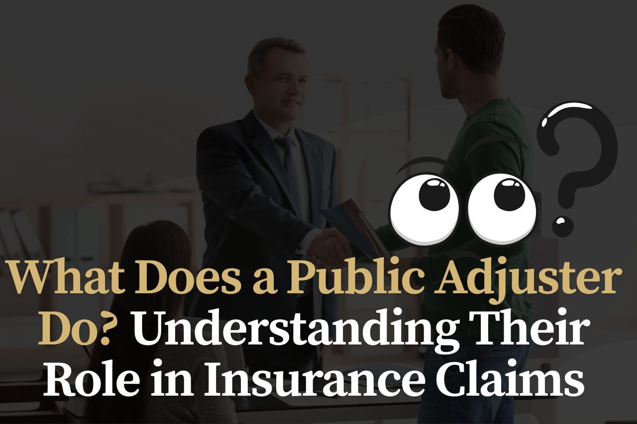 What Does a Public Adjuster Do? Understanding Their Role in Insurance Claims