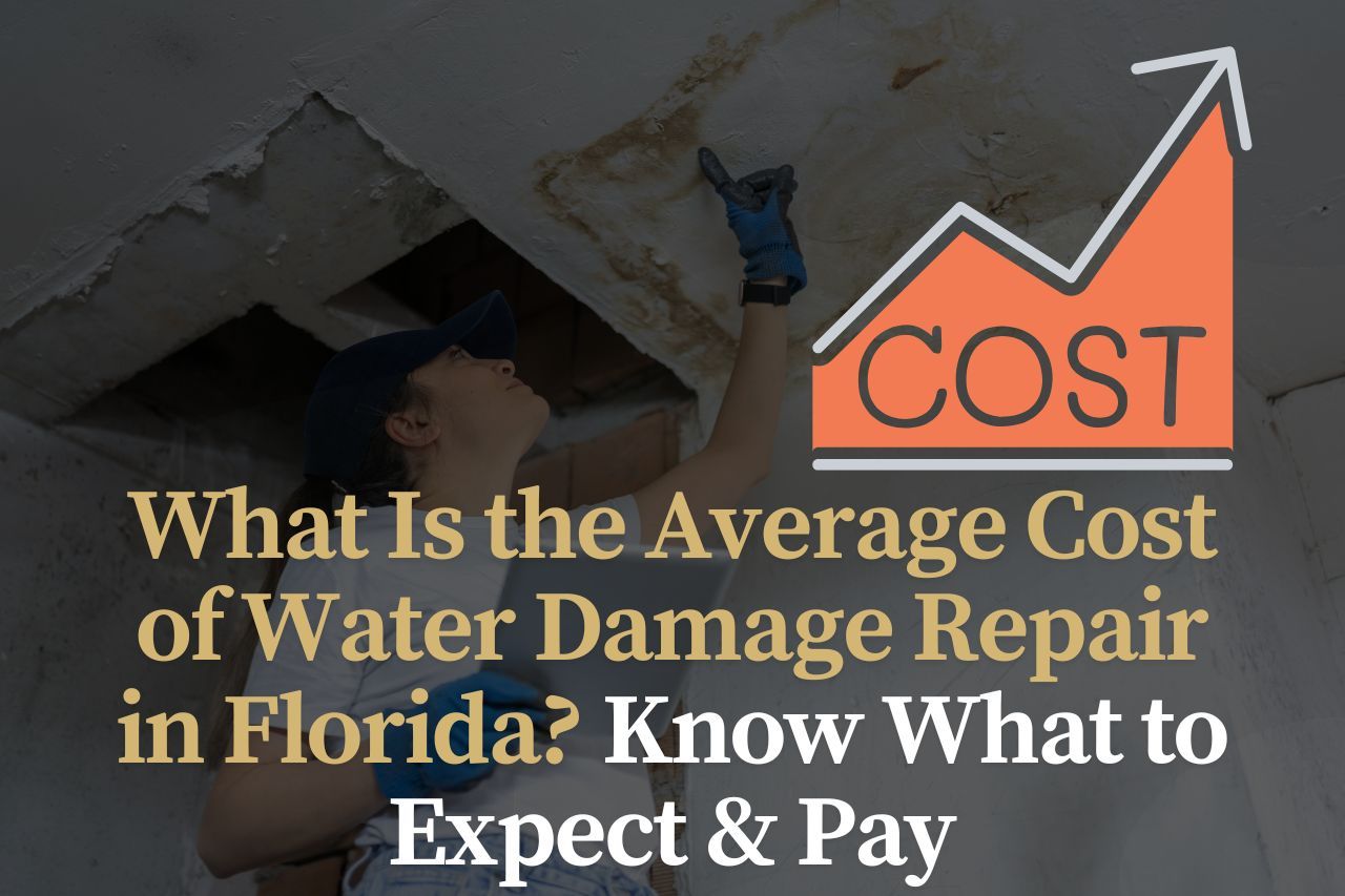 What Is the Average Cost of Water Damage Repair in Florida? Know What to Expect & Pay