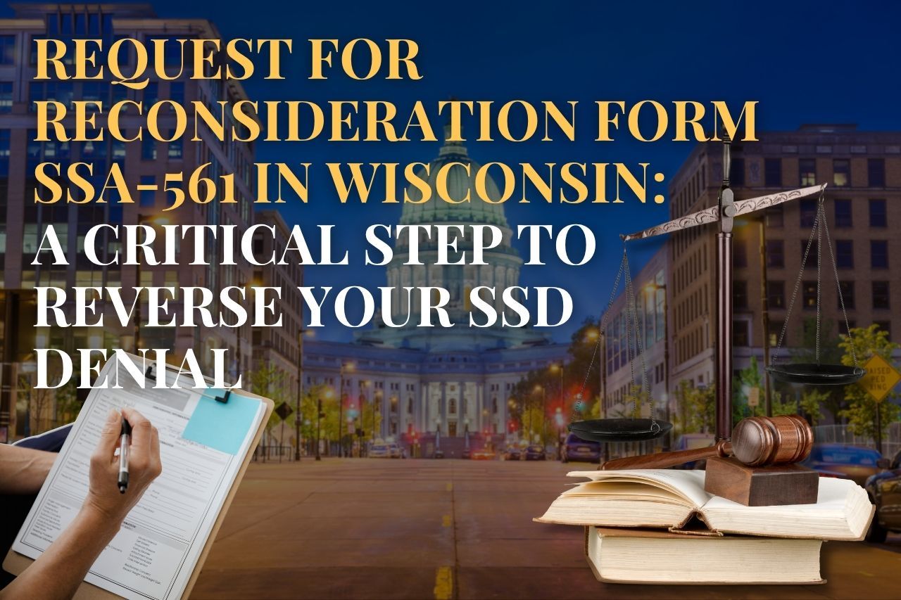 Request for Reconsideration Form SSA-561 in Wisconsin: A Critical Step to Reverse Your SSD Denial